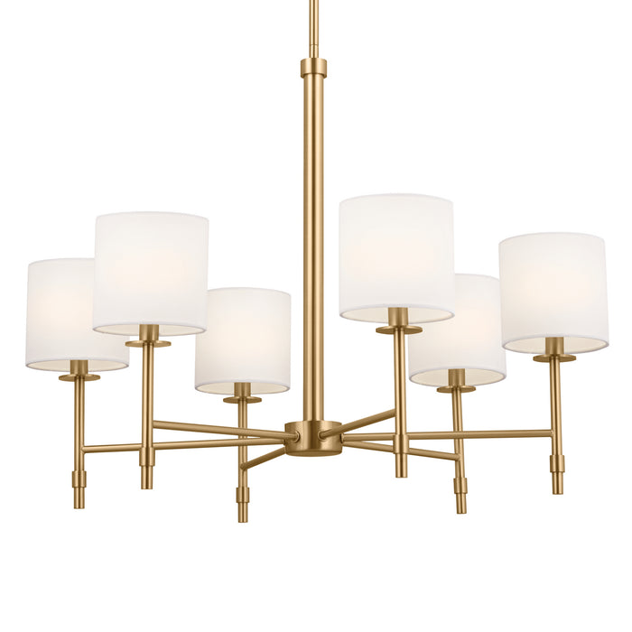 Myhouse Lighting Kichler - 52500BNB - Six Light Chandelier - Ali - Brushed Natural Brass