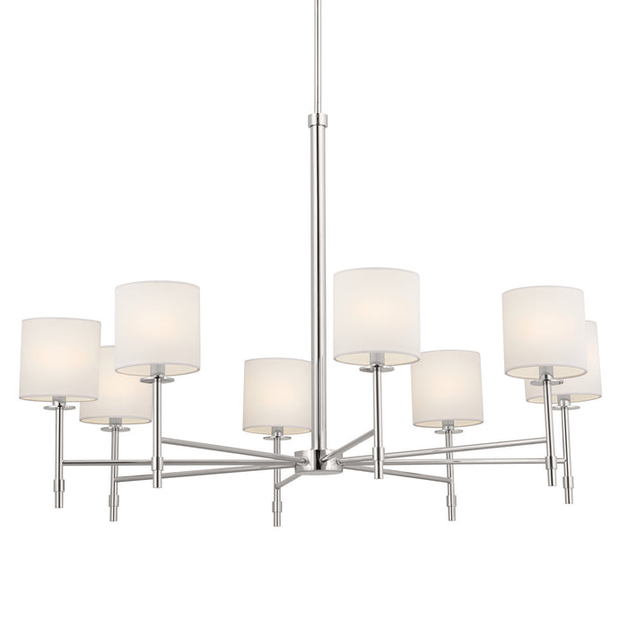 Myhouse Lighting Kichler - 52502PN - Eight Light Chandelier - Ali - Polished Nickel