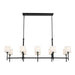 Myhouse Lighting Kichler - 52503BK - Ten Light Linear Chandelier - Ali - Black