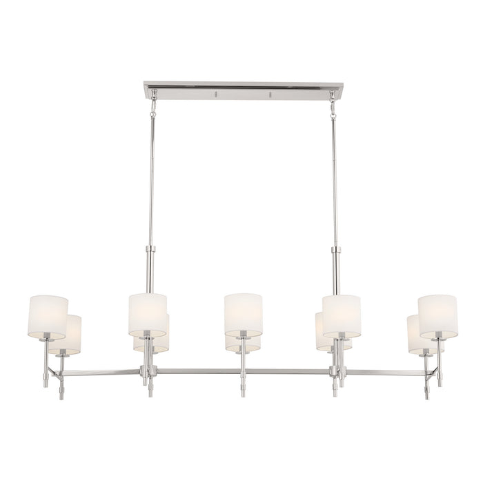 Myhouse Lighting Kichler - 52503PN - Ten Light Linear Chandelier - Ali - Polished Nickel