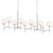 Myhouse Lighting Kichler - 52503PN - Ten Light Linear Chandelier - Ali - Polished Nickel