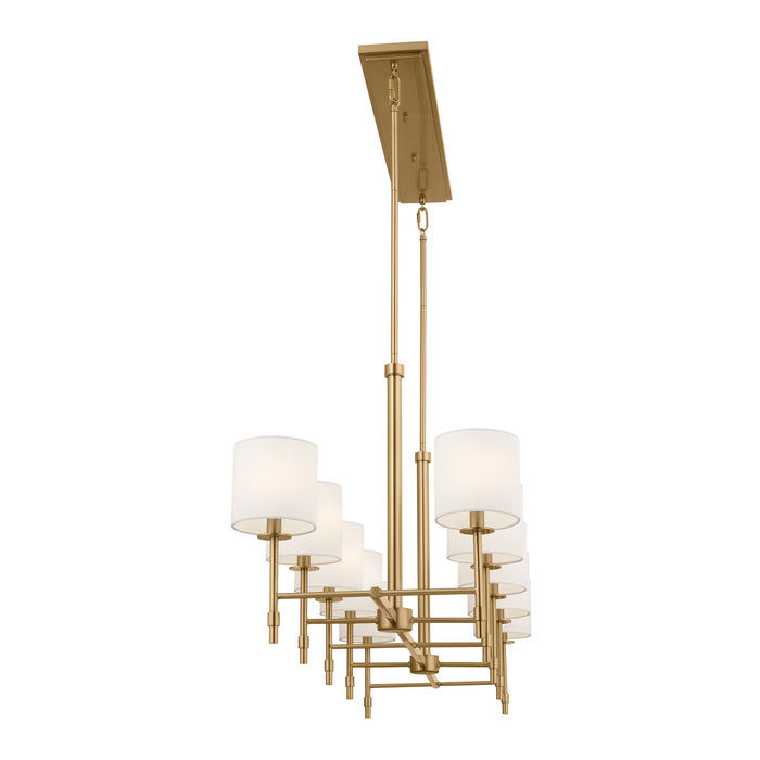 Myhouse Lighting Kichler - 52503BNB - Ten Light Linear Chandelier - Ali - Brushed Natural Brass