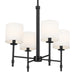 Myhouse Lighting Kichler - 52504BK - Four Light Mini Chandelier - Ali - Black