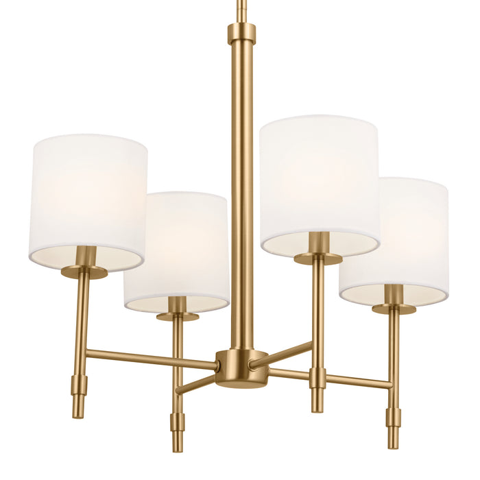 Myhouse Lighting Kichler - 52504BNB - Four Light Mini Chandelier - Ali - Brushed Natural Brass