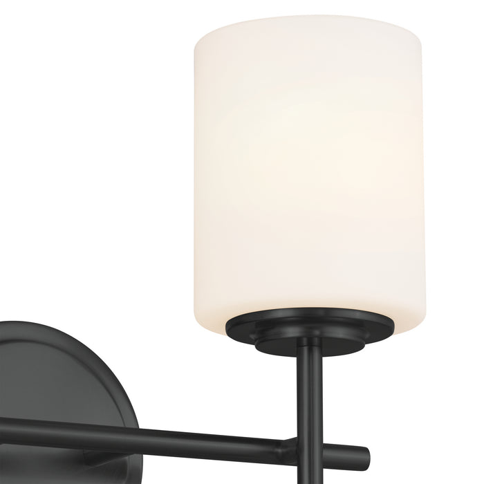 Myhouse Lighting Kichler - 55141BK - Two Light Bath - Ali - Black