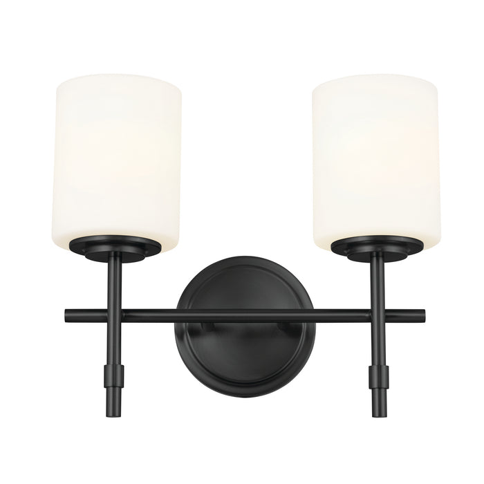 Myhouse Lighting Kichler - 55141BK - Two Light Bath - Ali - Black