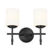 Myhouse Lighting Kichler - 55141BK - Two Light Bath - Ali - Black