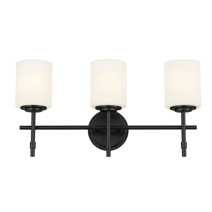 Myhouse Lighting Kichler - 55142BK - Three Light Bath - Ali - Black