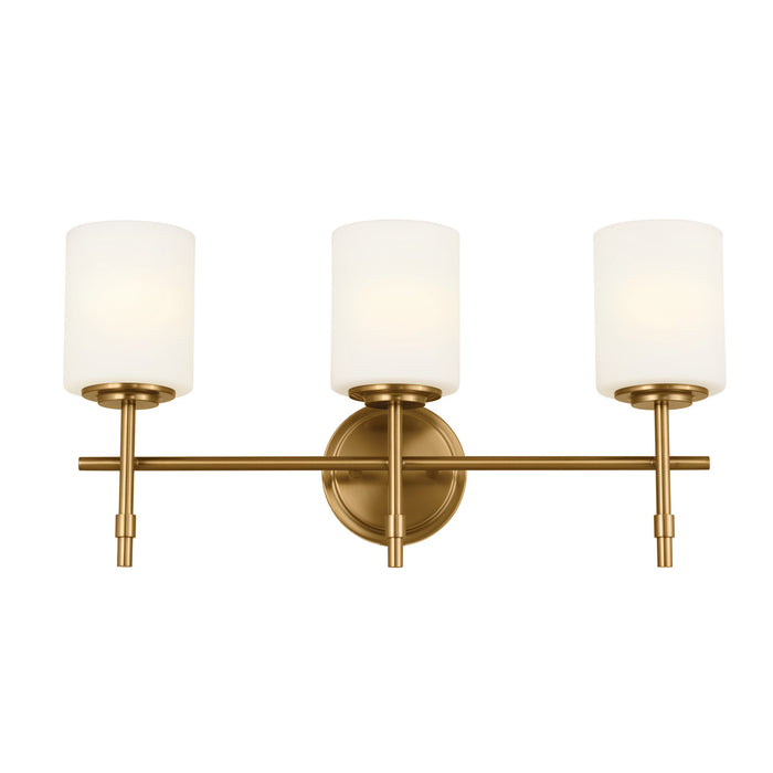 Myhouse Lighting Kichler - 55142BNB - Three Light Bath - Ali - Brushed Natural Brass