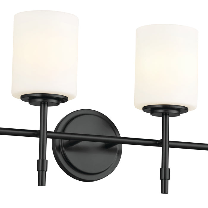 Myhouse Lighting Kichler - 55143BK - Four Light Bath - Ali - Black