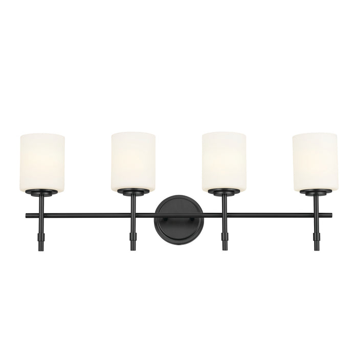 Myhouse Lighting Kichler - 55143BK - Four Light Bath - Ali - Black