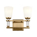 Myhouse Lighting Kichler - 55146BNB - Two Light Bath - Rosalind - Brushed Natural Brass