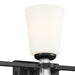 Myhouse Lighting Kichler - 55147BK - Three Light Bath - Rosalind - Black