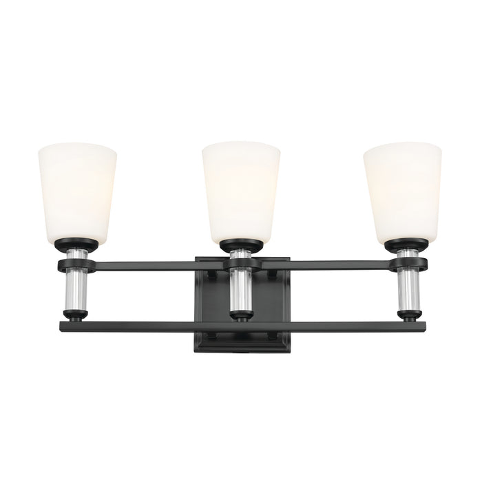 Myhouse Lighting Kichler - 55147BK - Three Light Bath - Rosalind - Black