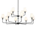 Myhouse Lighting Kichler - 52518BK - 12 Light Chandelier - Pallas - Black