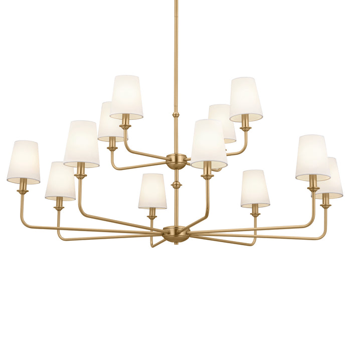 Myhouse Lighting Kichler - 52518BNB - 12 Light Chandelier - Pallas - Brushed Natural Brass