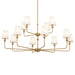 Myhouse Lighting Kichler - 52518BNB - 12 Light Chandelier - Pallas - Brushed Natural Brass