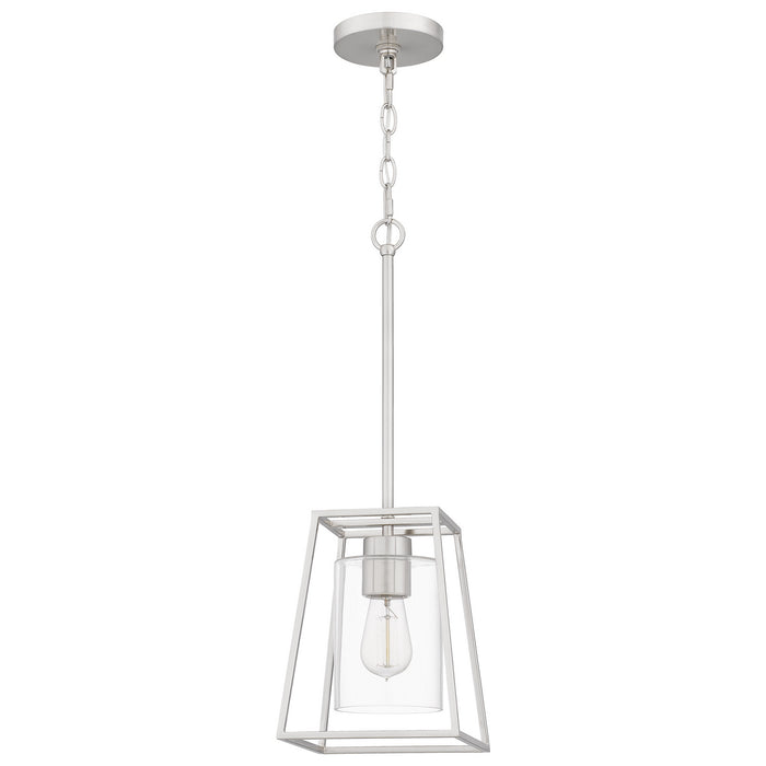 Myhouse Lighting Quoizel - PRC1508BN - One Light Mini Pendant - Prescott - Brushed Nickel