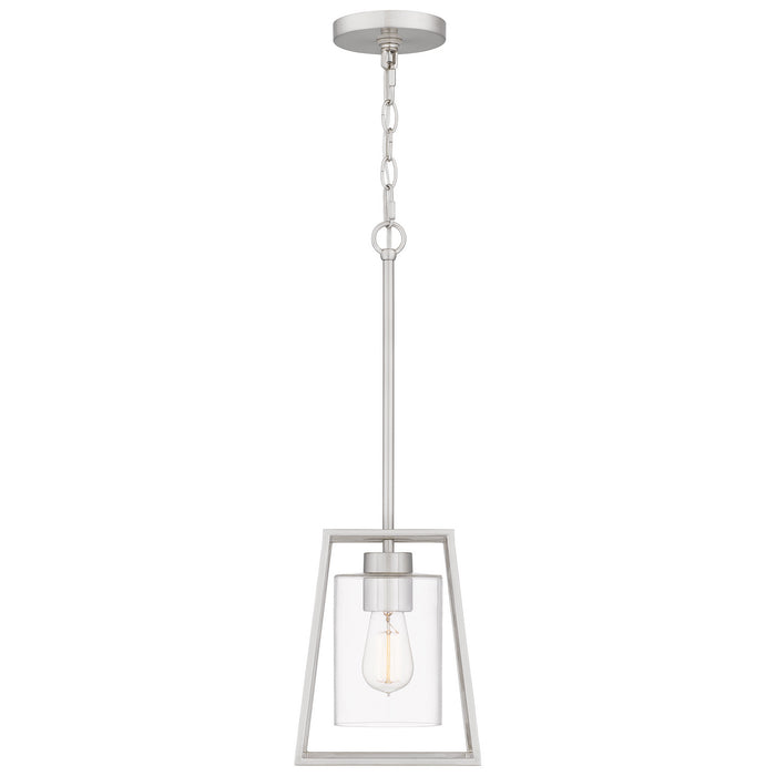 Myhouse Lighting Quoizel - PRC1508BN - One Light Mini Pendant - Prescott - Brushed Nickel