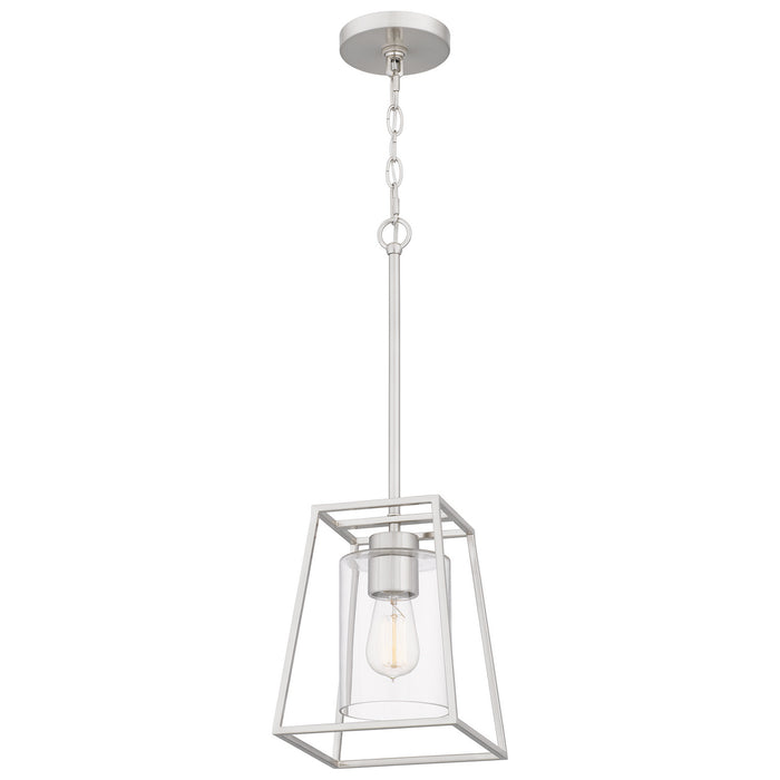 Myhouse Lighting Quoizel - PRC1508BN - One Light Mini Pendant - Prescott - Brushed Nickel