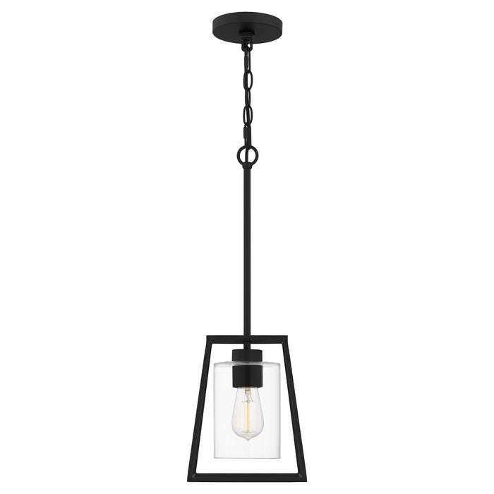 Myhouse Lighting Quoizel - PRC1508MBK - One Light Mini Pendant - Prescott - Matte Black