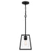 Myhouse Lighting Quoizel - PRC1508MBK - One Light Mini Pendant - Prescott - Matte Black