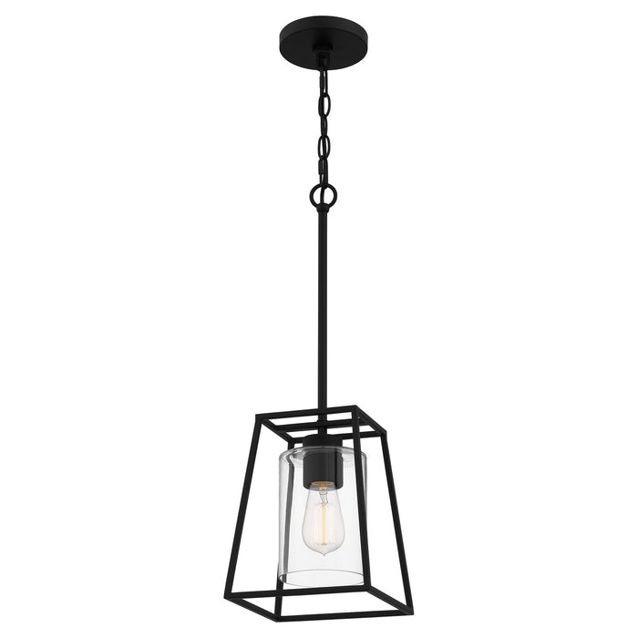 Myhouse Lighting Quoizel - PRC1508MBK - One Light Mini Pendant - Prescott - Matte Black