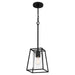 Myhouse Lighting Quoizel - PRC1508MBK - One Light Mini Pendant - Prescott - Matte Black