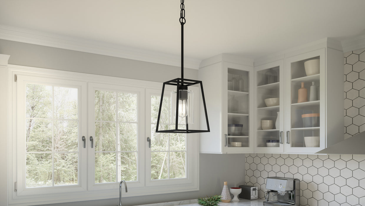 Myhouse Lighting Quoizel - PRC1508MBK - One Light Mini Pendant - Prescott - Matte Black