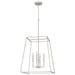 Myhouse Lighting Quoizel - PRC2818BN - Four Light Pendant - Prescott - Brushed Nickel