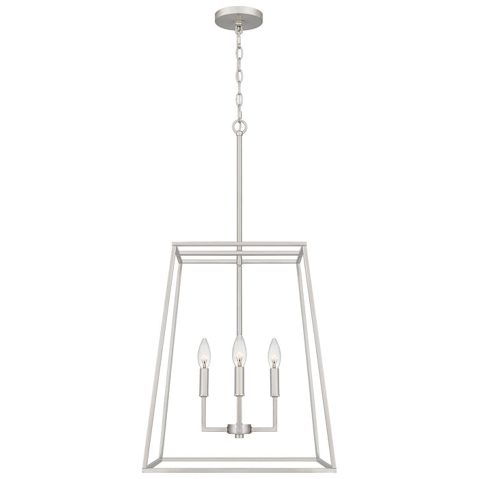 Myhouse Lighting Quoizel - PRC2818BN - Four Light Pendant - Prescott - Brushed Nickel