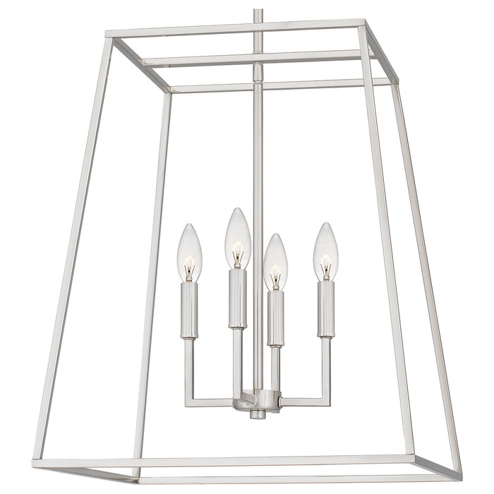 Myhouse Lighting Quoizel - PRC2818BN - Four Light Pendant - Prescott - Brushed Nickel