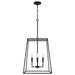 Myhouse Lighting Quoizel - PRC2818MBK - Four Light Pendant - Prescott - Matte Black