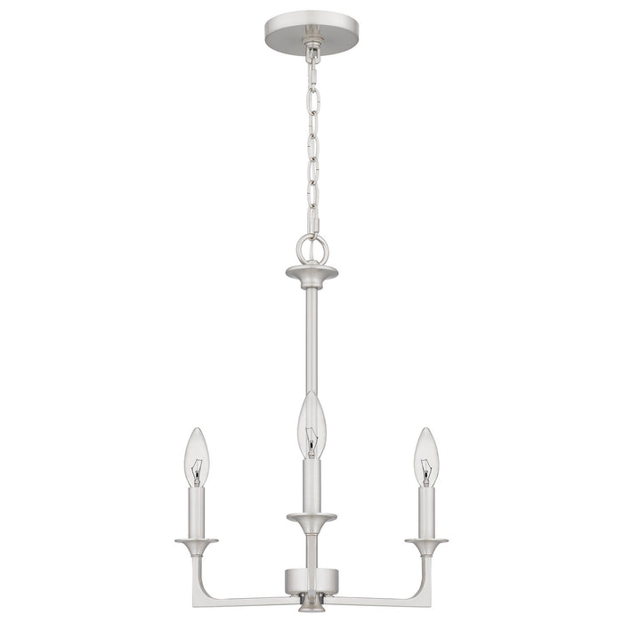 Myhouse Lighting Quoizel - PRC5016BN - Three Light Chandelier - Prescott - Brushed Nickel