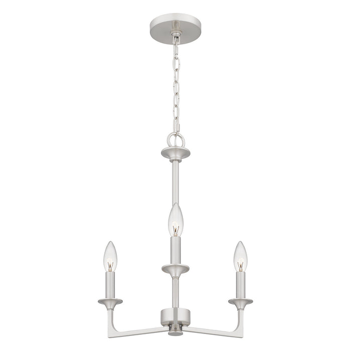 Myhouse Lighting Quoizel - PRC5016BN - Three Light Chandelier - Prescott - Brushed Nickel