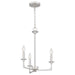 Myhouse Lighting Quoizel - PRC5016BN - Three Light Chandelier - Prescott - Brushed Nickel