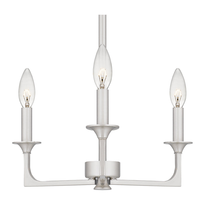 Myhouse Lighting Quoizel - PRC5016BN - Three Light Chandelier - Prescott - Brushed Nickel