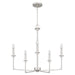 Myhouse Lighting Quoizel - PRC5026BN - Five Light Chandelier - Prescott - Brushed Nickel