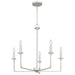 Myhouse Lighting Quoizel - PRC5026BN - Five Light Chandelier - Prescott - Brushed Nickel