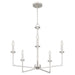 Myhouse Lighting Quoizel - PRC5026BN - Five Light Chandelier - Prescott - Brushed Nickel