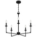 Myhouse Lighting Quoizel - PRC5026MBK - Five Light Chandelier - Prescott - Matte Black