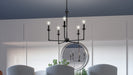 Myhouse Lighting Quoizel - PRC5026MBK - Five Light Chandelier - Prescott - Matte Black