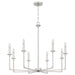 Myhouse Lighting Quoizel - PRC5032BN - Eight Light Chandelier - Prescott - Brushed Nickel