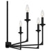 Myhouse Lighting Quoizel - PRC5032MBK - Eight Light Chandelier - Prescott - Matte Black