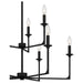 Myhouse Lighting Quoizel - PRC5232MBK - Nine Light Chandelier - Prescott - Matte Black