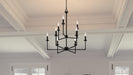 Myhouse Lighting Quoizel - PRC5232MBK - Nine Light Chandelier - Prescott - Matte Black