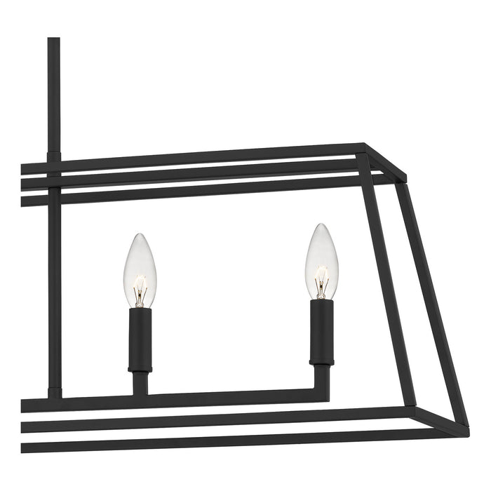 Myhouse Lighting Quoizel - PRC536MBK - Five Light Island Chandelier - Prescott - Matte Black