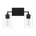 Myhouse Lighting Quoizel - PRC8616MBK - Two Light Bath - Prescott - Matte Black