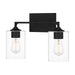 Myhouse Lighting Quoizel - PRC8616MBK - Two Light Bath - Prescott - Matte Black