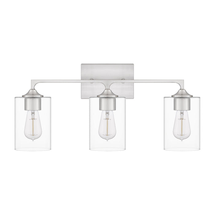 Myhouse Lighting Quoizel - PRC8624BN - Three Light Bath - Prescott - Brushed Nickel